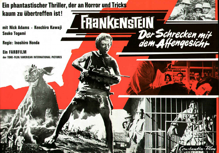 Plakat zum Film: Frankenstein - Der Schrecken mit dem Affengesicht