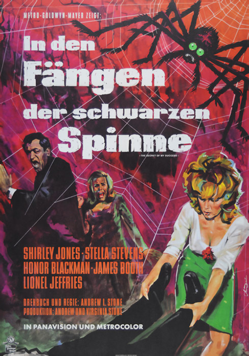 Plakat zum Film: In den Fängen der schwarzen Spinne