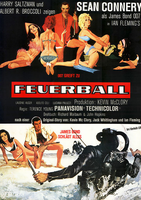 Plakat zum Film: James Bond 007 - Feuerball