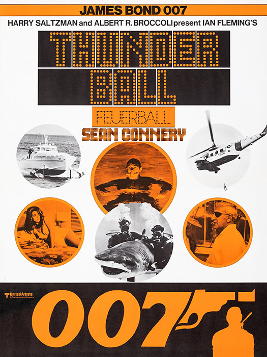 Plakat zum Film: James Bond 007 - Feuerball