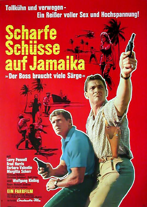 Plakat zum Film: Scharfe Schüsse auf Jamaika