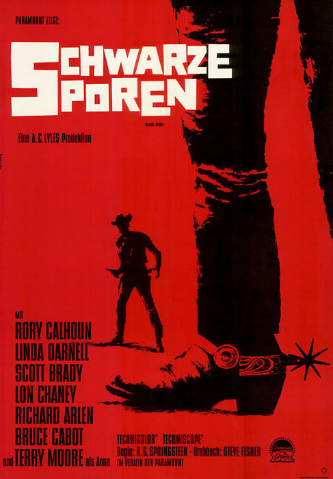 Plakat zum Film: Schwarze Sporen