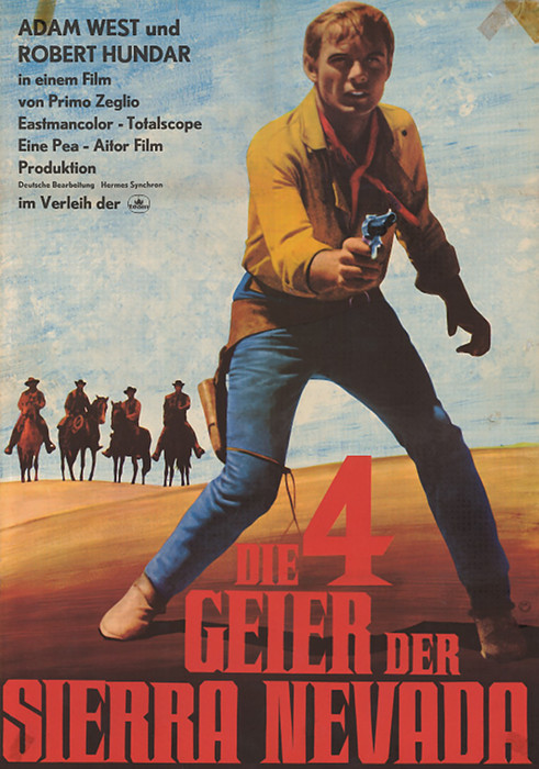 Plakat zum Film: vier Geier der Sierra Nevada, Die