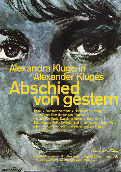 Plakat zum Film: Abschied von gestern