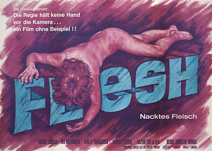 Plakat zum Film: Flesh - Nacktes Fleisch