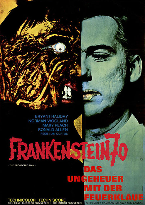 Plakat zum Film: Frankenstein 70 - Das Ungeheuer mit der Feuerklaue
