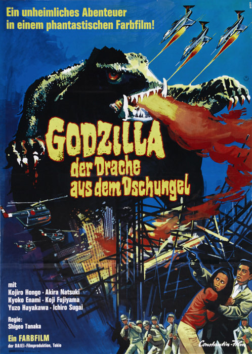 Plakat zum Film: Godzilla, der Drache aus dem Dschungel