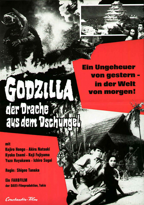 Plakat zum Film: Godzilla, der Drache aus dem Dschungel