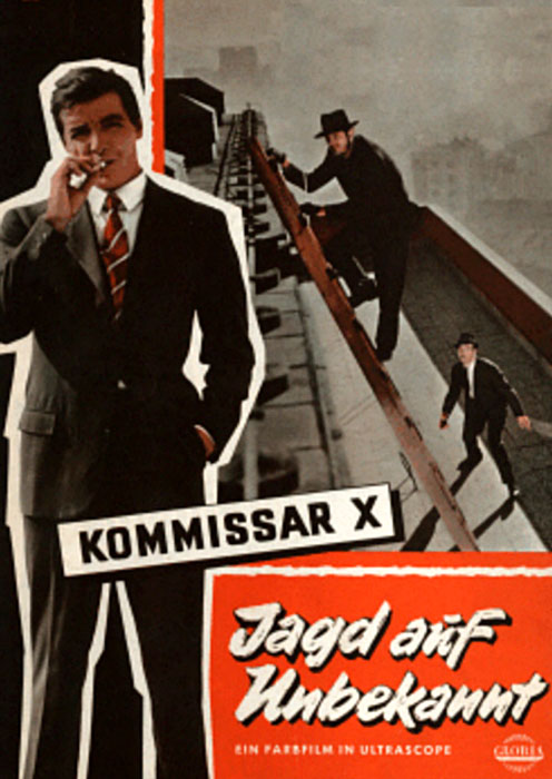 Plakat zum Film: Kommissar X - Jagd auf Unbekannt