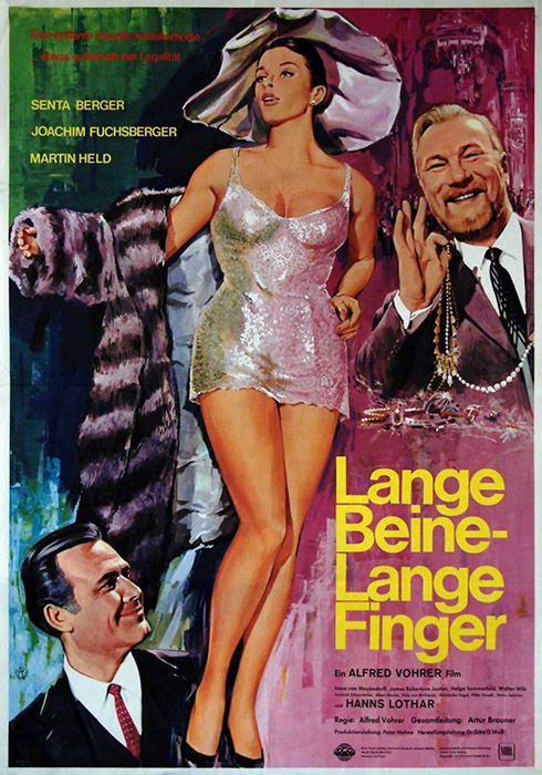 Plakat zum Film: Lange Beine - lange Finger