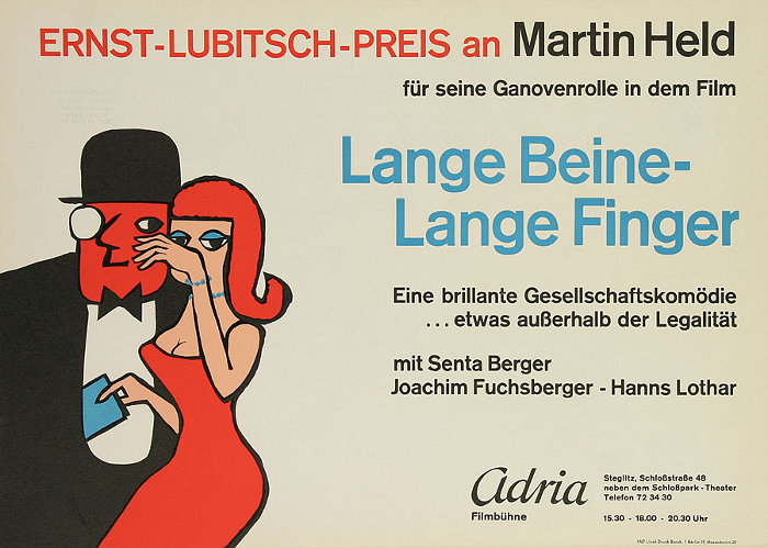 Plakat zum Film: Lange Beine - lange Finger