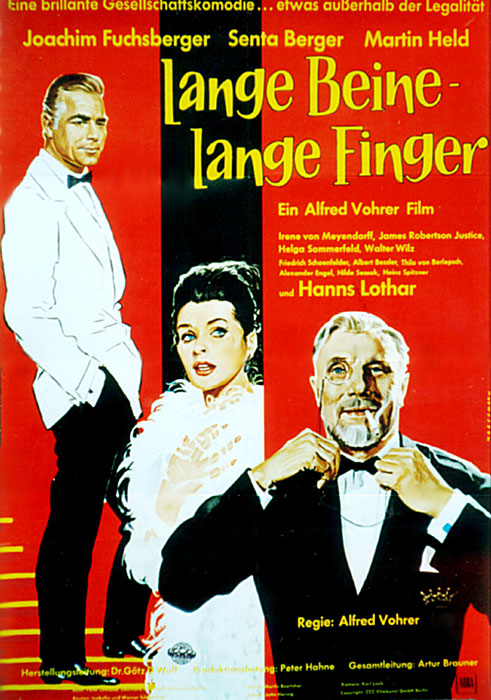 Plakat zum Film: Lange Beine - lange Finger