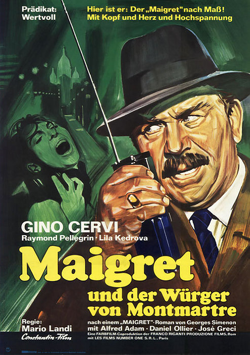 Plakat zum Film: Maigret und der Würger von Montmartre