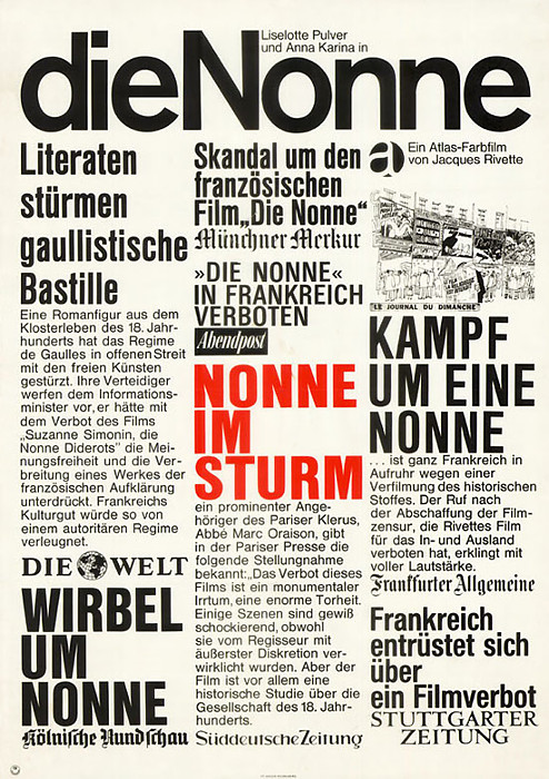 Plakat zum Film: Nonne, Die