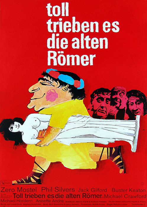 Plakat zum Film: Toll trieben es die alten Römer