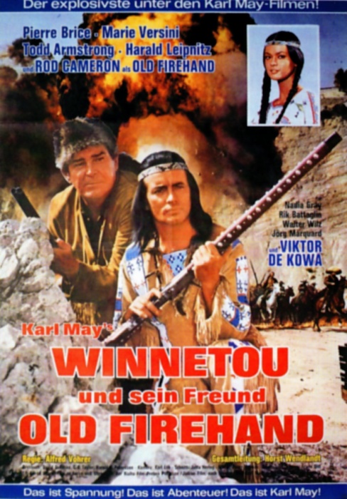 Plakat zum Film: Winnetou und sein Freund Old Firehand