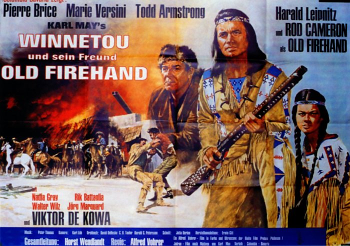 Plakat zum Film: Winnetou und sein Freund Old Firehand