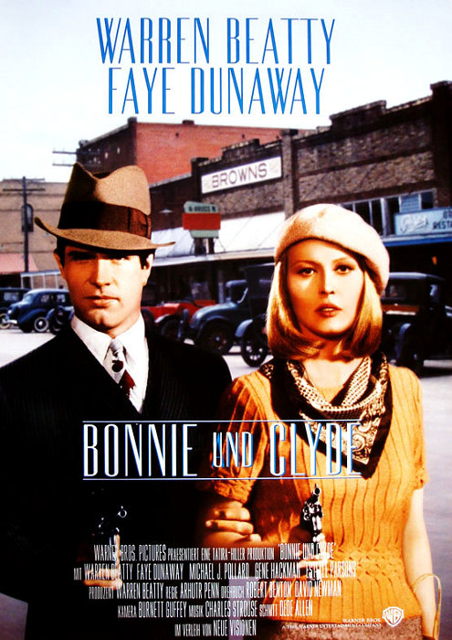 Plakat zum Film: Bonnie und Clyde