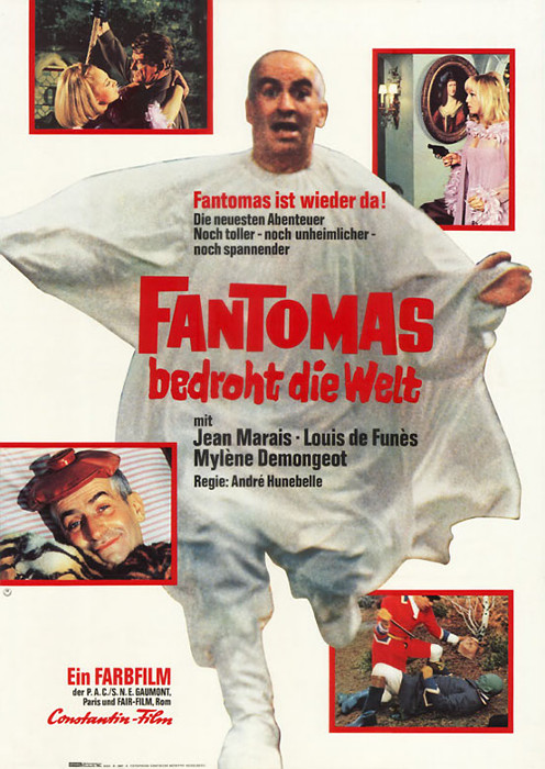 Plakat zum Film: Fantomas bedroht die Welt