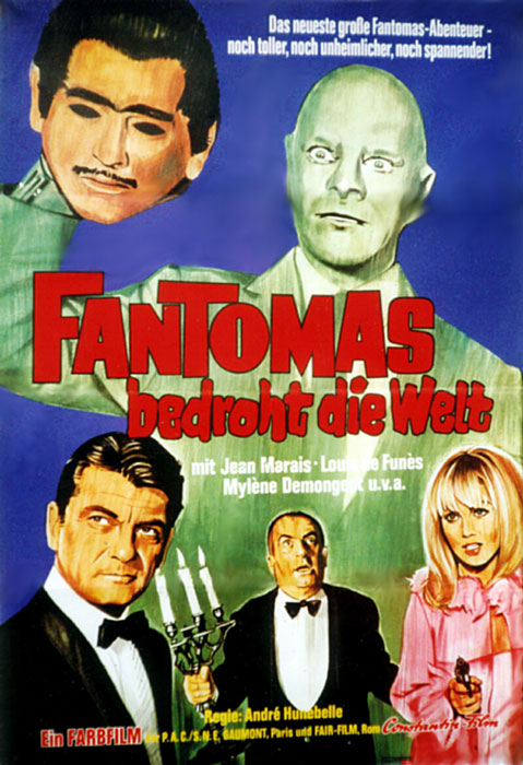 Plakat zum Film: Fantomas bedroht die Welt