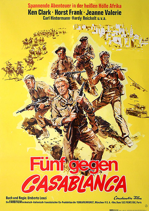 Plakat zum Film: Fünf gegen Casablanca