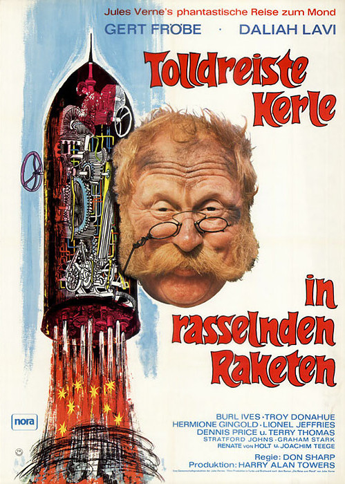 Plakat zum Film: Tolldreiste Kerle in rasselnden Raketen