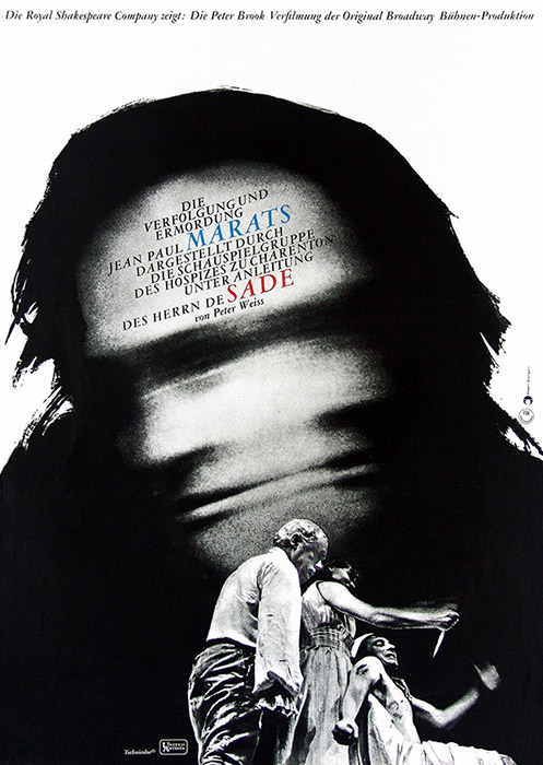 Plakat zum Film: Verfolgung und Ermordung Jean Paul Marats, Die