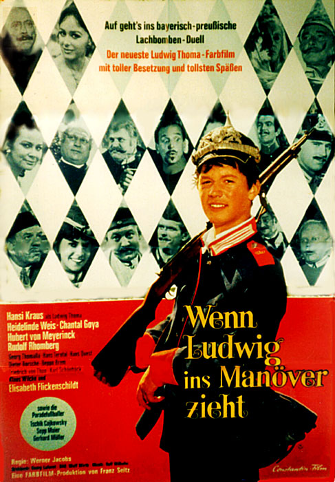 Plakat zum Film: Wenn Ludwig ins Manöver zieht