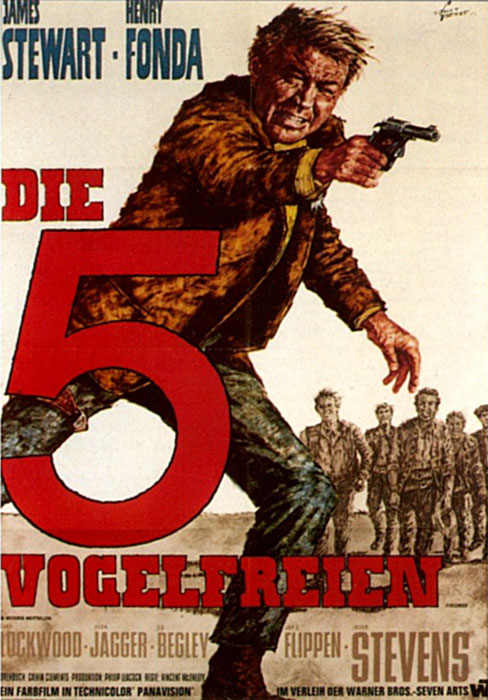 Plakat zum Film: fünf Vogelfreien, Die