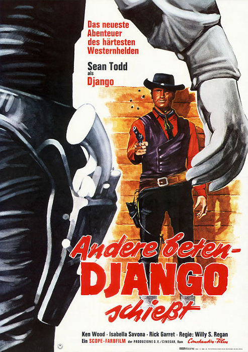 Plakat zum Film: Andere beten - Django schießt