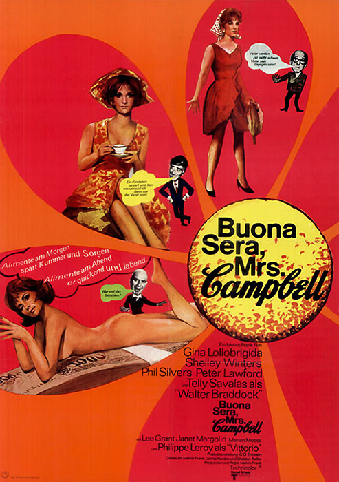 Plakat zum Film: Buona Sera, Mrs. Campbell