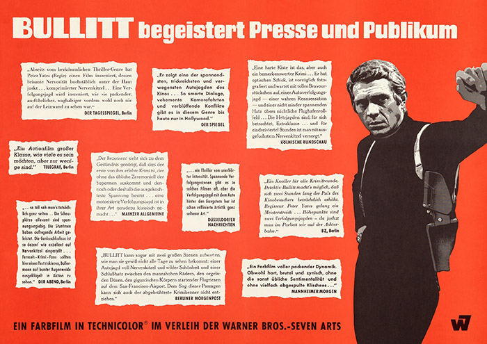 Plakat zum Film: Bullitt