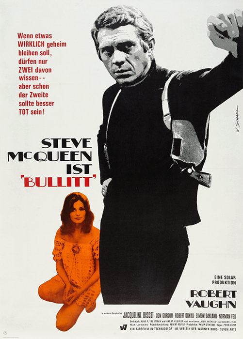 Filmplakat Bullitt 1968 Plakat 4 Von 5 Filmposter Archiv