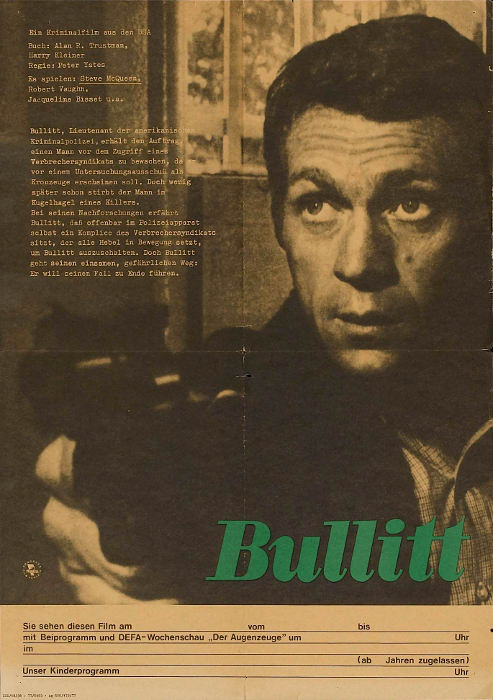 Plakat zum Film: Bullitt