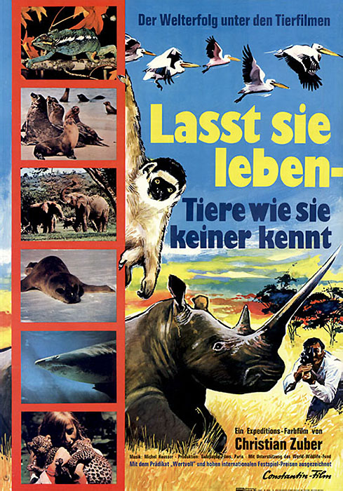 Plakat zum Film: Lasst sie leben - Tiere, wie sie keiner kennt