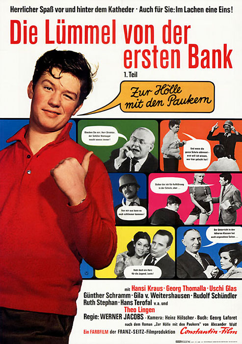 Plakat zum Film: Lümmel von der ersten Bank, Die