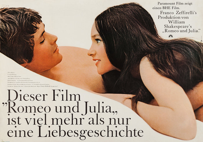 Plakat zum Film: Romeo und Julia