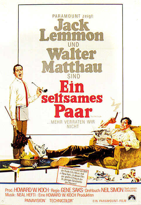 Plakat zum Film: seltsames Paar, Ein