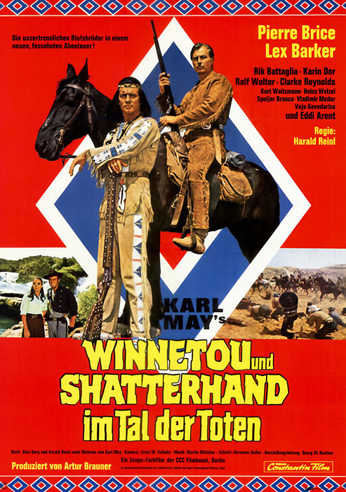 Plakat zum Film: Winnetou und Shatterhand im Tal der Toten