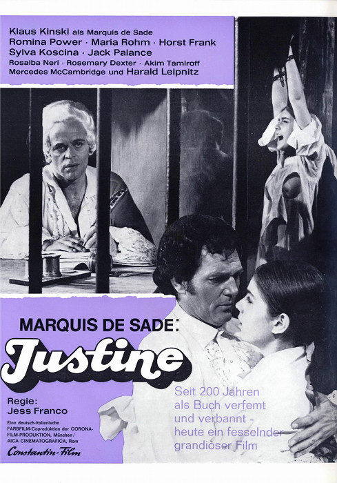 Plakat zum Film: Marquis de Sade: Justine