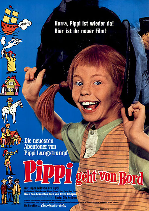 Plakat zum Film: Pippi geht von Bord