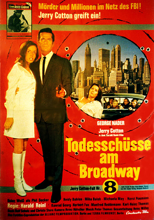 Plakat zum Film: Todesschüsse am Broadway