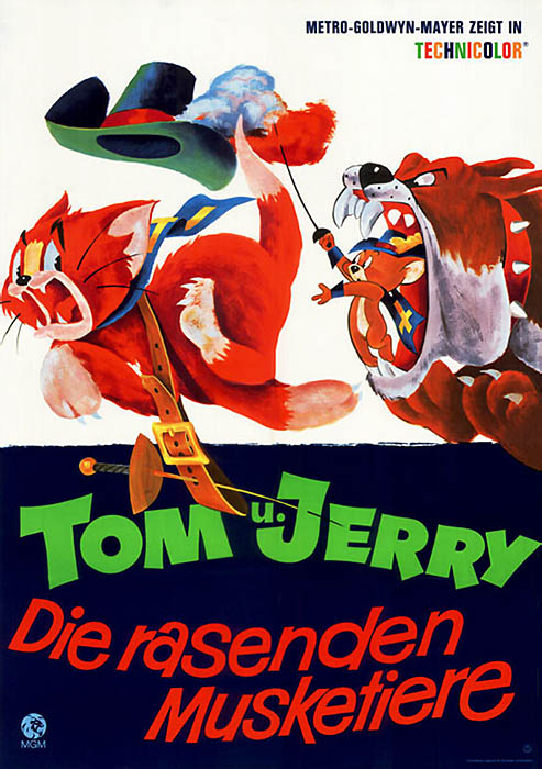 Plakat zum Film: Tom und Jerry, die rasenden Musketiere