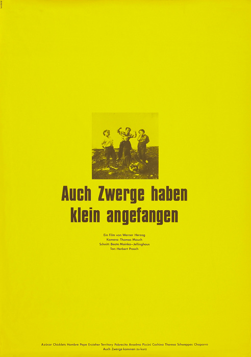 Plakat zum Film: Auch Zwerge haben klein angefangen