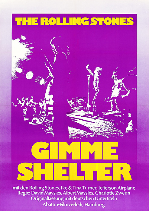 Plakat zum Film: Gimme Shelter - The Rolling Stones