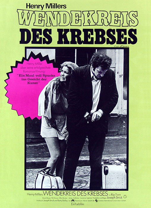 Plakat zum Film: Wendekreis des Krebses