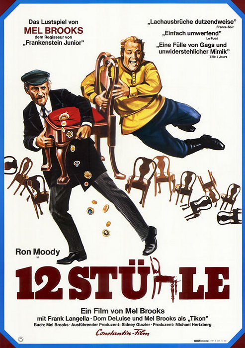 Plakat zum Film: Zwölf Stühle