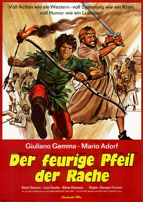 Plakat zum Film: feurige Pfeil der Rache, Der