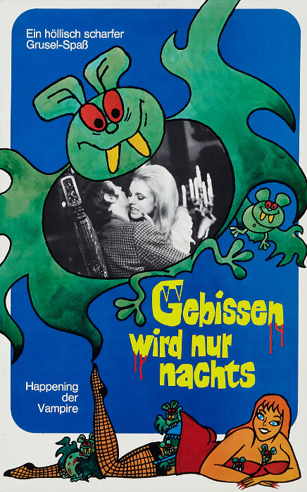 Plakat zum Film: Gebissen wird nur nachts