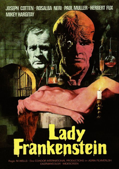 Plakat zum Film: Lady Frankenstein